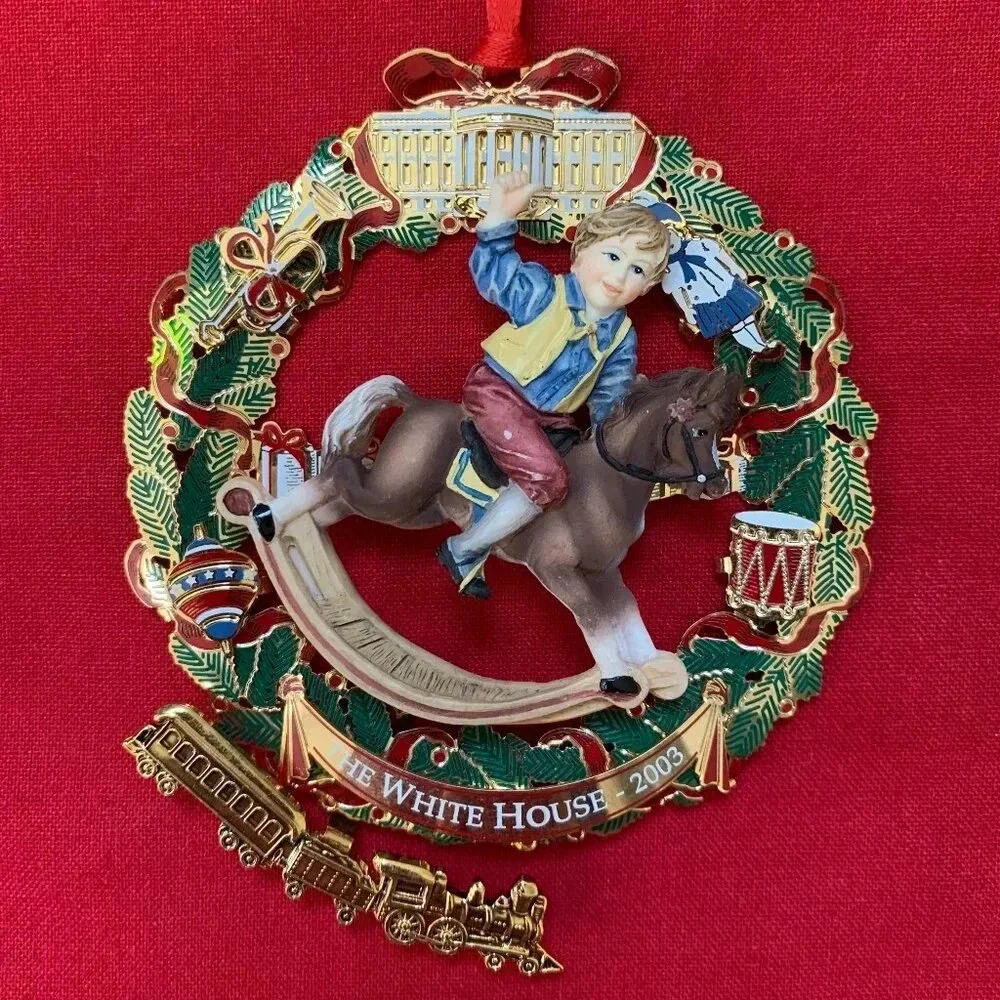 2003 White House Historical Association Ulysses S. Grant Christmas Ornament
